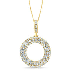 Men's Pendant Jaxon in 10K Yellow Gold and 2.23CT Diamonds