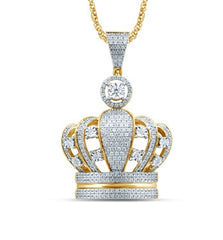 Men's Pendant Logan 10K Yellow Gold with 0.64CTW Diamonds