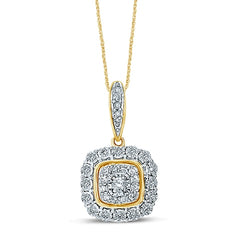 Women's Pendant Ivy in 14K Yellow Gold and 0.21CTW Diamonds