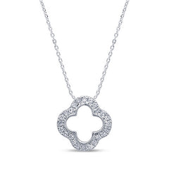 Women's Pendant Hadley in 10K White Gold and 0.11CTW Diamonds