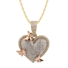 Women's Pendant Oakley in 10K Yellow Gold and 0.80CTW Diamonds