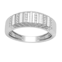 Men's Ring Joseph in 10K White Gold and 0.40CTW Diamonds