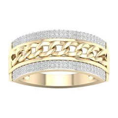 Men's Ring Carter in 10K Yellow Gold and 0.33CTW Diamonds