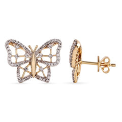 Women's Earrings Teagan in 10K Yellow Gold with 0.37CTW Diamonds