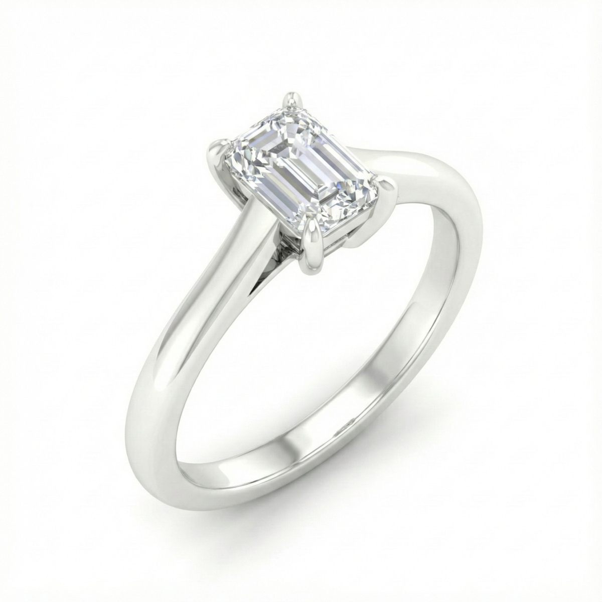 Women's Ring Paige in 14K White Gold and 1.00CTW IGI Certified Lab Grown Diamond