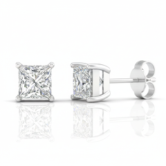 Women's Earrings Sabrina in 14K White Gold and 1.00CTW IGI Certified Lab Diamonds