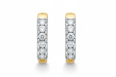Women's Earrings Harlow in 10K Yellow Gold and 0.33CTW Diamonds