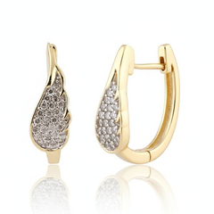 Women's Earrings Maggie in 10K Yellow Gold and 0.21CTW Diamonds