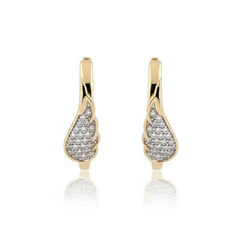 Women's Earrings Maggie in 10K Yellow Gold and 0.21CTW Diamonds
