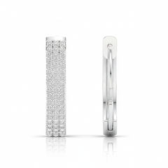 Women's Earrings Sawyer in 10K White Gold and 0.25CTW Diamonds