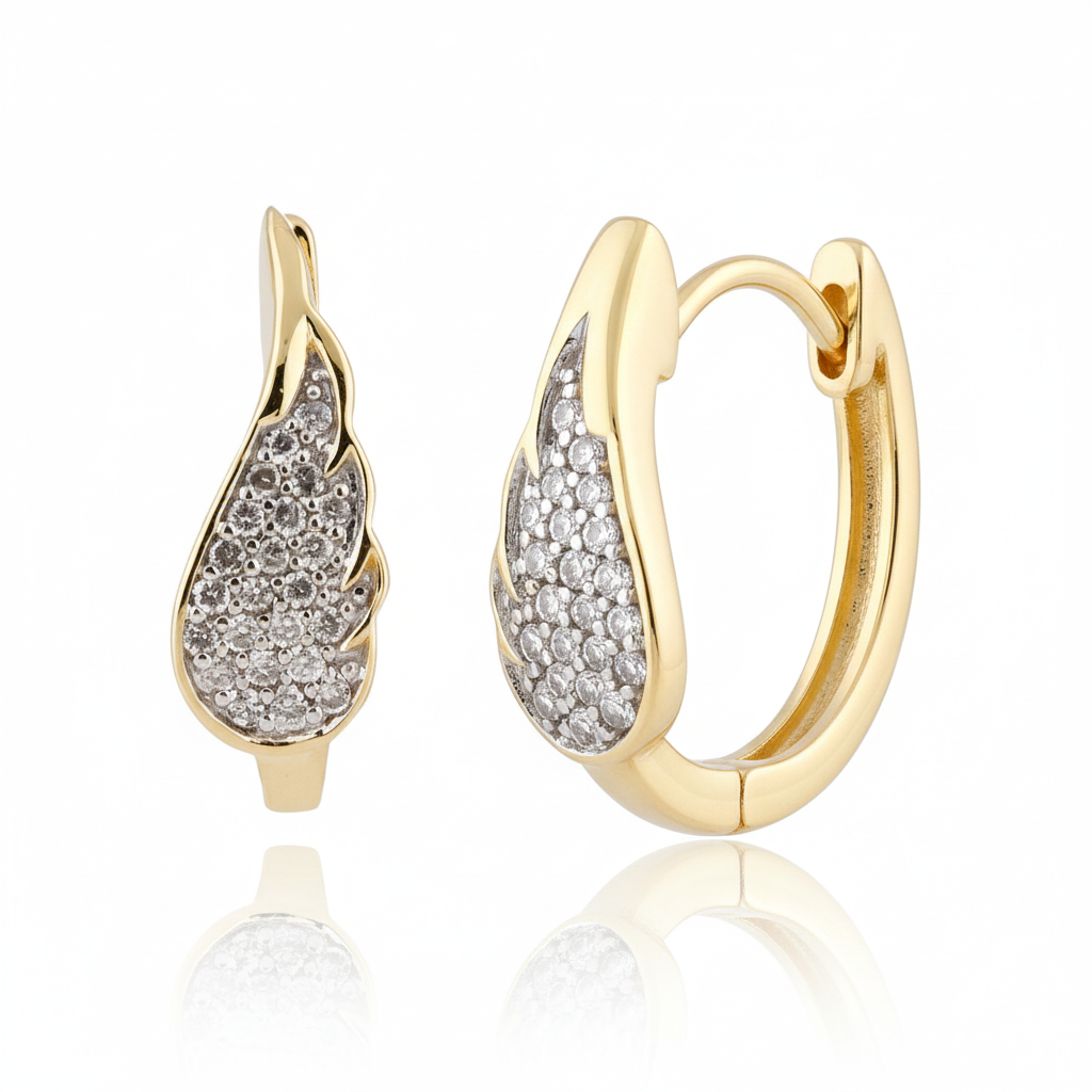 Women's Earrings Maggie in 10K Yellow Gold and 0.21CTW Diamonds