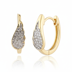 Women's Earrings Maggie in 10K Yellow Gold and 0.21CTW Diamonds