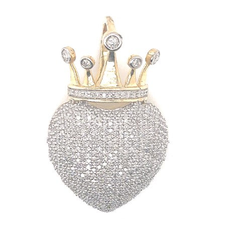 Men's Pendant Isaiah in 10K Yellow Gold and 1.11CTW Diamonds