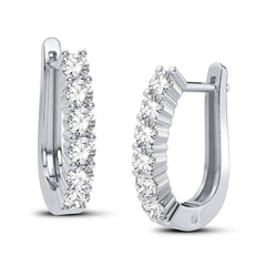 Women's Earrings Calliope in 14K White Gold and 1.00CTW Diamonds