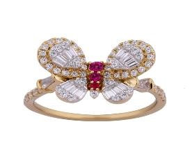 Women's Ring Katherine in 14K Rose Gold and 0.63CTW Diamonds