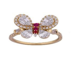 Women's Ring Katherine in 14K Rose Gold and 0.63CTW Diamonds