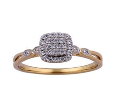 Women's Ring Shiloh in 10K Yellow Gold and 0.15CTW Diamonds