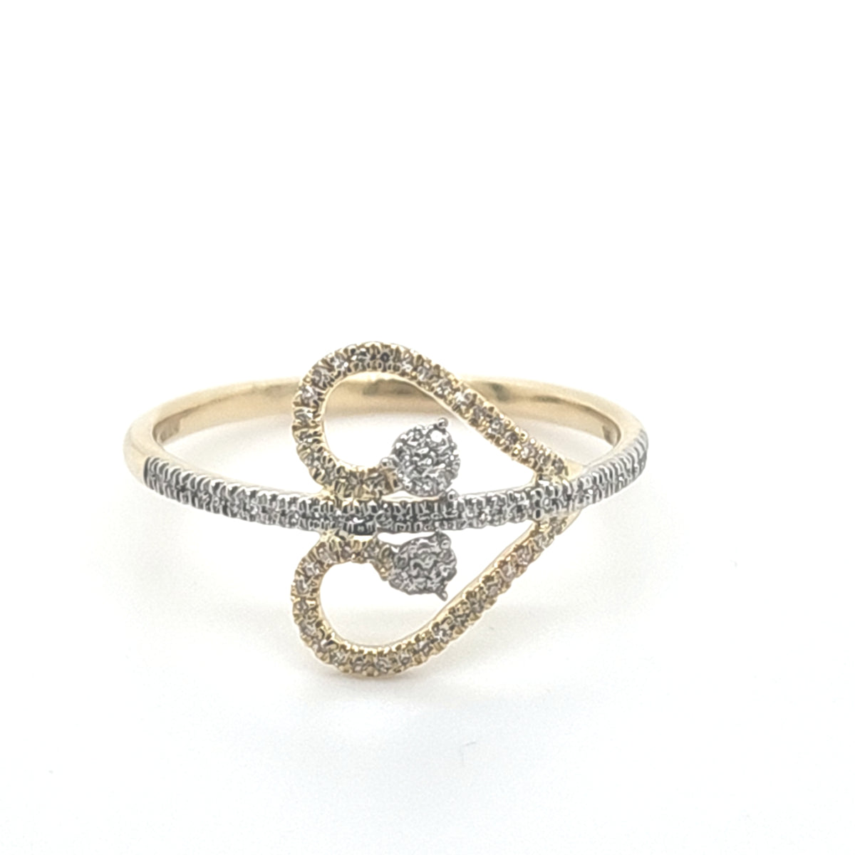 Women's Ring Bailey in 10K Yellow Gold and 0.10CTW Diamonds