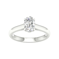 Women's Ring Giselle in 14K White Gold and 1.00CTW IGI Certified Lab Grown Diamond