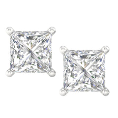 Women's Earrings Sabrina in 14K White Gold and 1.00CTW IGI Certified Lab Diamonds