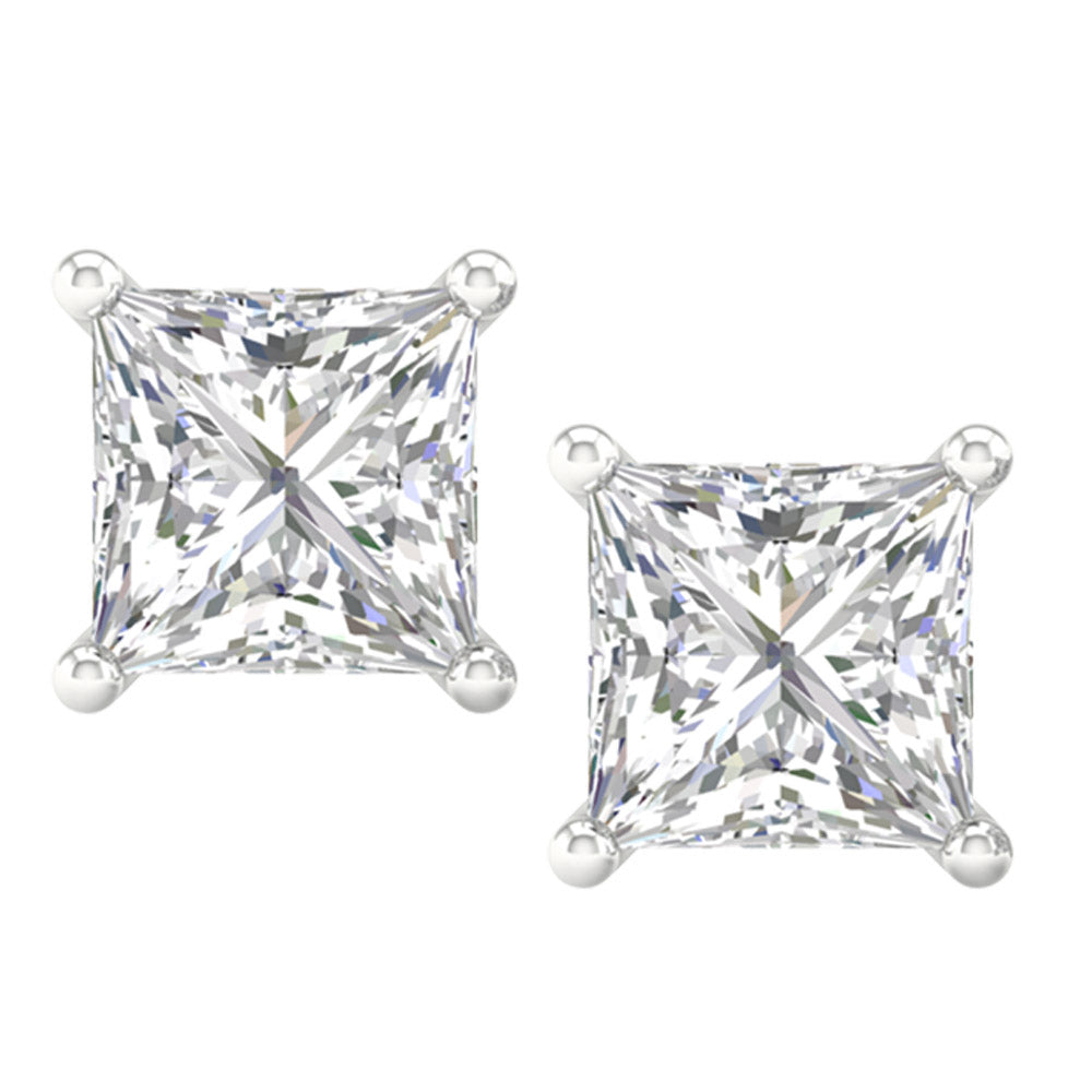 Women's Earrings Regina in 14K White Gold and 2.00CTW IGI Certified Lab Diamonds