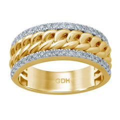 Men's Ring Kai in 10K Yellow Gold and 0.53CTW Diamonds