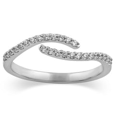 Women's Ring Amira in 10K White Gold and 0.19CTW Diamonds