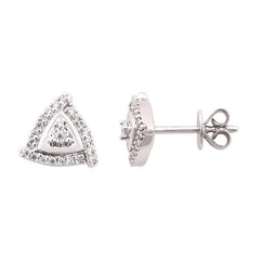 Women's Earrings Summer in 10K  White Gold and 0.17CTW Diamonds
