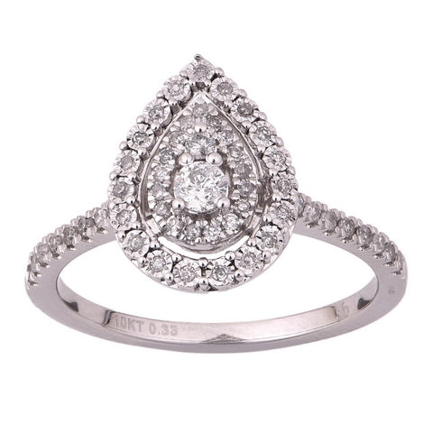 Women's Ring Margot in 10K White Gold and 0.33CTW Diamonds