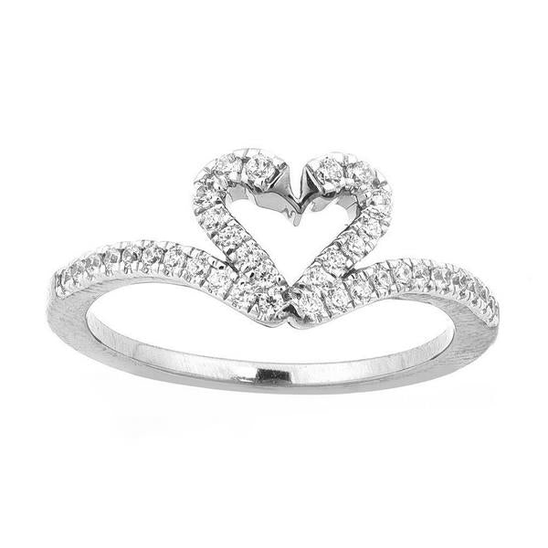 Women's Ring Maisie in 10K White Gold and 0.25CTW Diamonds