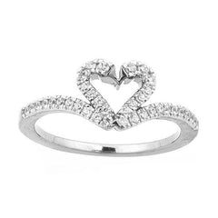 Women's Ring Maisie in 10K White Gold and 0.25CTW Diamonds
