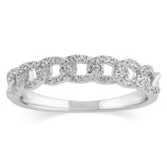 Men's Ring Hunter in 10K White Gold and 0.20CTW Diamonds