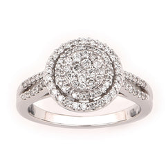 Women's Ring Melanie in 14K White Gold and 0.52CTW Diamonds