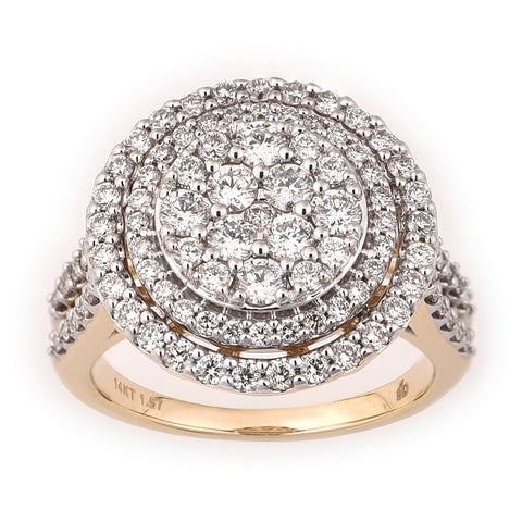 Women's Ring Ashley in 14K Yellow Gold and 1.53CTW Diamonds