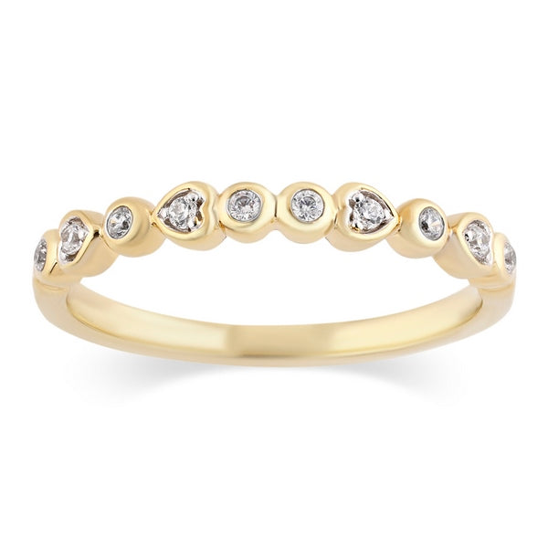 Women's Ring Selah in 10K Yellow Gold and 0.09CTW Diamonds