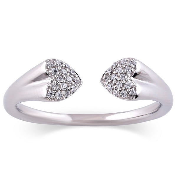 Women's Ring Marley in 10K White Gold and 0.10CTW Diamonds