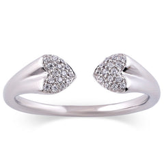Women's Ring Marley in 10K White Gold and 0.10CTW Diamonds