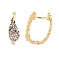 Women's Earrings Maggie in 10K Yellow Gold and 0.21CTW Diamonds
