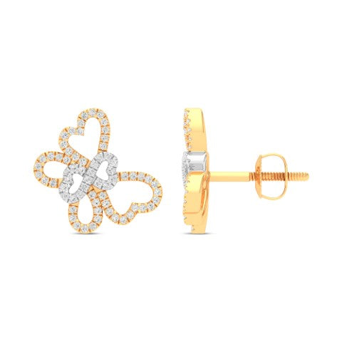 Women's Earrings Nova in 10K 0.16CTW Diamonds