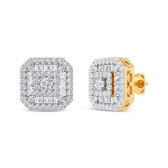 Women's Earrings Samara in 10K Yellow Gold and 0.76CTW Diamonds