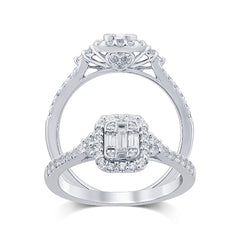 Women's Ring Avery in 10K White Gold and 0.44CTW Diamonds