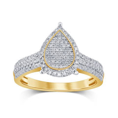 Women's Ring Emily in 10K Yellow Gold and 0.43CTW Diamonds