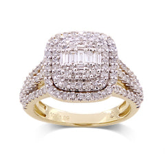 Women's Ring Camille in 10K Yellow Gold and 1.09CTW Diamonds