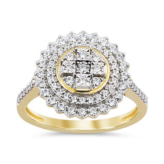 Women's Ring Nyla in 10K Yellow Gold and 0.55CTW Diamonds