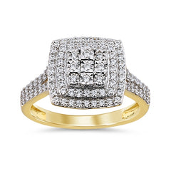 Women's Ring Cataleya in 10K Yellow Gold and 0.50CTW Diamonds