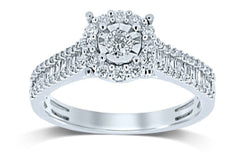 Women's Ring Mila in 10K White Gold and 0.43CTW Diamonds