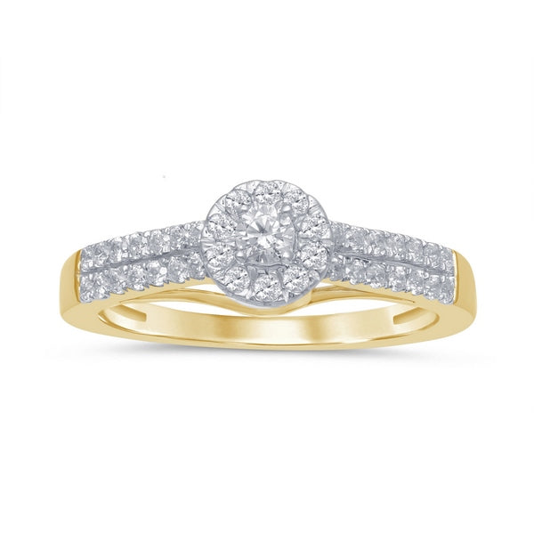 Women's ring Zoe in 10K Yellow Gold and 0.43CTW Diamonds