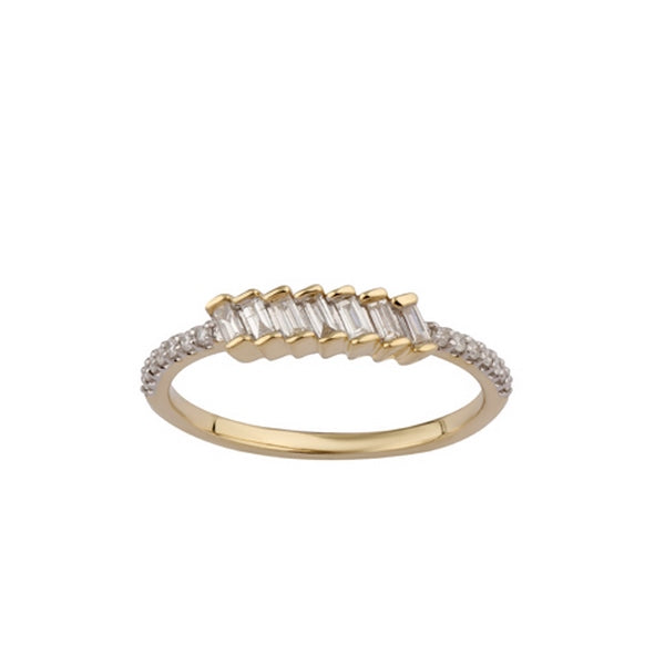 Women's Ring Magnolia in 10K Yellow Gold and 0.24CTW Diamonds