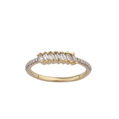 Women's Ring Magnolia in 10K Yellow Gold and 0.24CTW Diamonds