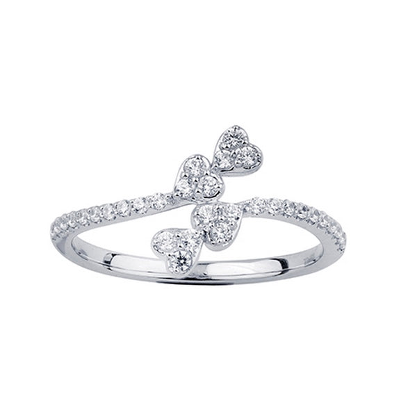 Women's Ring Lola in 10K White Gold and 0.26CTW Diamonds
